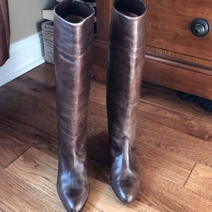 Andrew Geller Italian Leather Boots. Size 8. Cute!